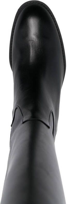 Michael Kors Parker logo-plaque boots Black