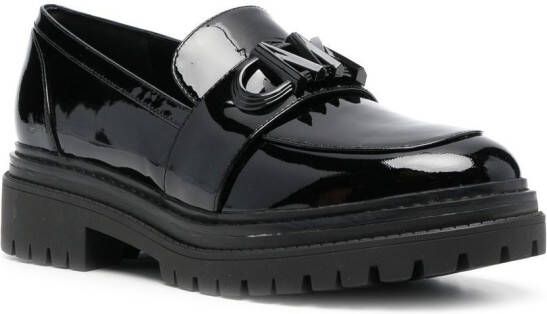 Michael Kors logo-strap wedge-heel sneakers Black - Picture 2