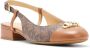 Michael Kors Perla monogram-print leather sandals Brown - Thumbnail 2