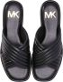 Michael Kors Portia quilted leather slides Black - Thumbnail 4