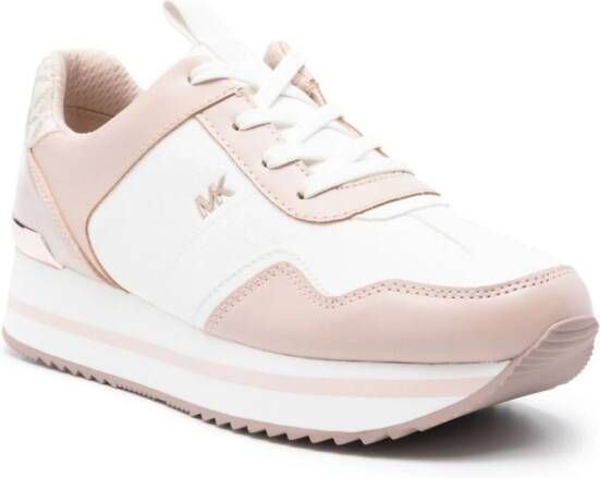 Michael Kors Raina panelled sneakers White