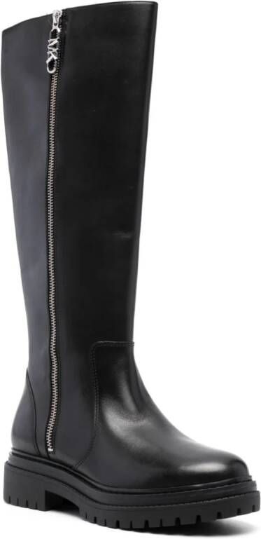 Michael Kors Regan leather boots Black