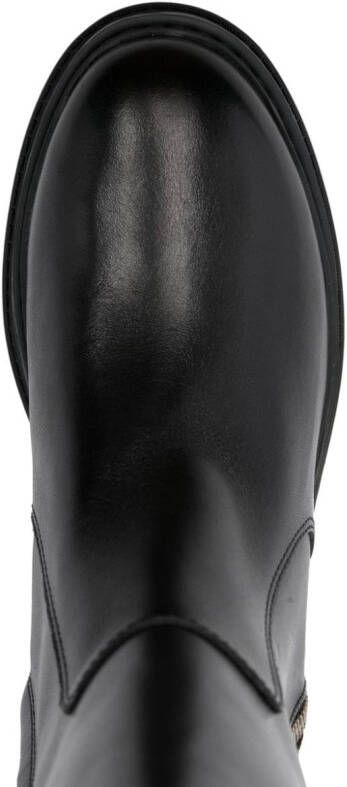 Michael Kors Regan leather boots Black