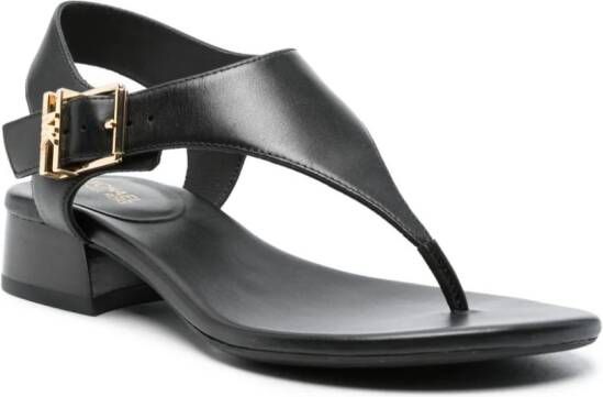 Michael Kors Robyn leather sandals Black