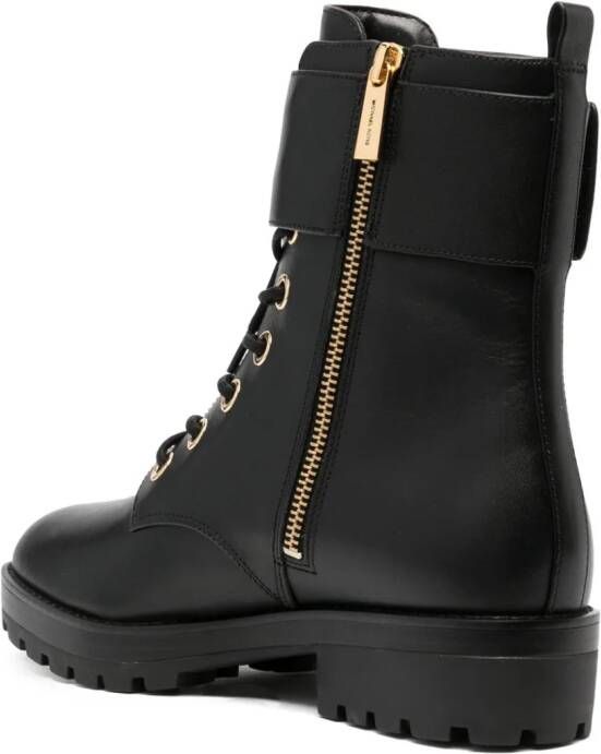 Michael Kors Rory lace-up leather boots Black
