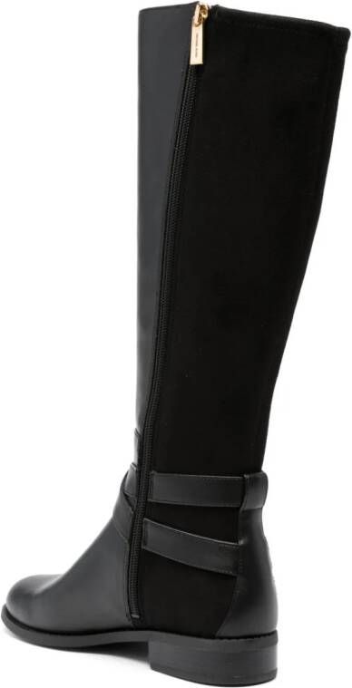 Michael Kors Rory logo-plaque knee-high boots Black