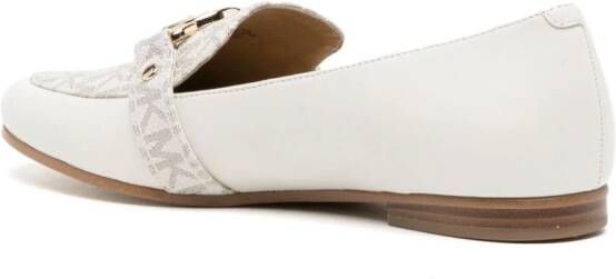 Michael Kors Rory logo-plaque loafers Neutrals