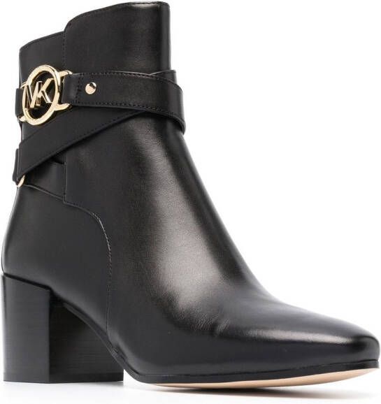 Michael Kors Rory mid-rise leather boots Black