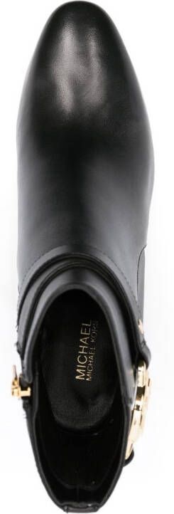 Michael Kors Rory mid-rise leather boots Black