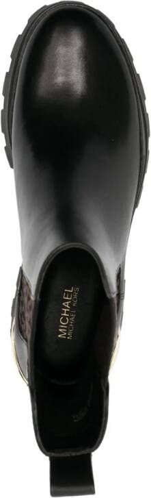 Michael Kors Rowan leather ankle boots Black