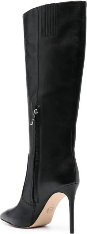 Michael Kors Rue 110mm knee-high leather boots Black
