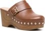 Michael Kors Rye studded leather sandals Brown - Thumbnail 2