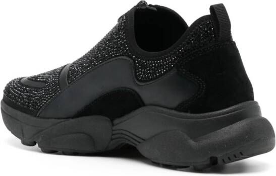Michael Kors Sami crystal-embellished sneakers Black