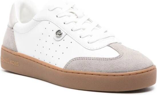 Michael Kors Scotty leather sneakers White