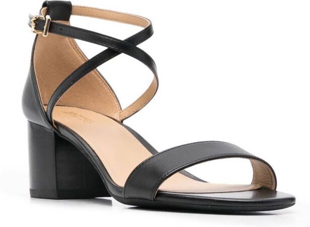 Michael Kors Serena Flex leather sandal Black