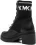 Michael Kors sock-panel logo-knit boots Black - Thumbnail 8