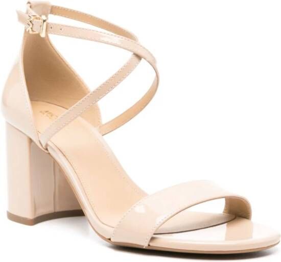 Michael Kors Sophie 70mm leather sandals Neutrals