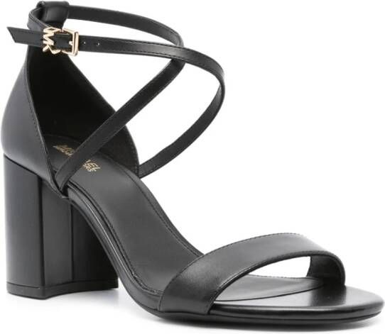 Michael Kors Sophie Flex 75mm leather sandals Black