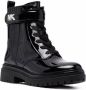 Michael Kors Lana monogram-print boots Black - Thumbnail 4