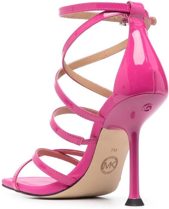 Michael Kors strappy leather pumps Pink