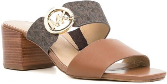 Michael Kors Summer double-strap sandals Brown