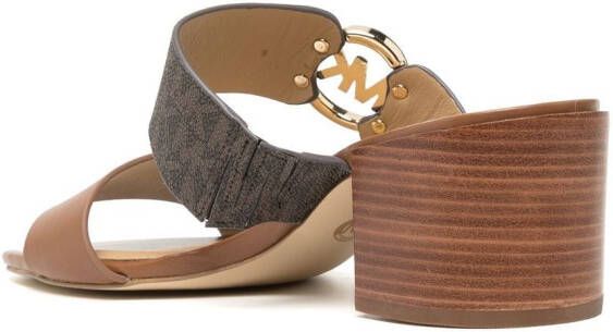 Michael Kors Summer double-strap sandals Brown