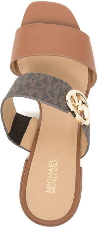 Michael Kors Summer double-strap sandals Brown