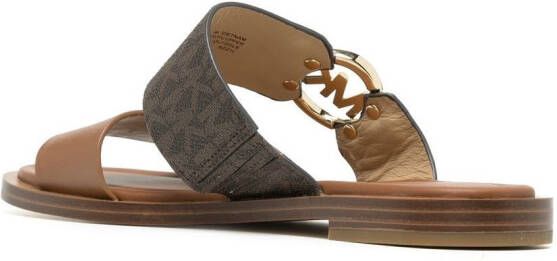 Michael Kors Summer monogram sandals Brown