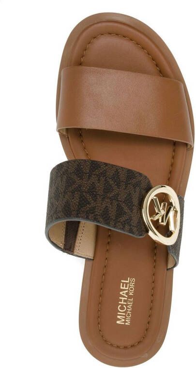 Michael Kors Summer monogram sandals Brown