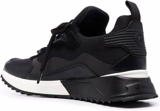 Michael Kors Theo low-top panelled sneakers Black
