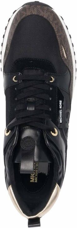 Michael Kors Theo monogram-print low-top sneakers Black