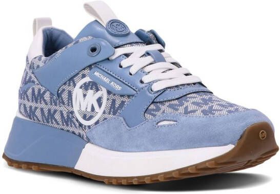 Michael Kors Theo monogram sneakers Blue