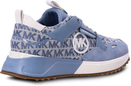 Michael Kors Theo monogram sneakers Blue