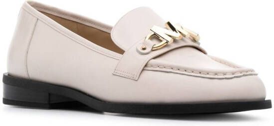 Michael Kors Tiegan leather loafers Neutrals