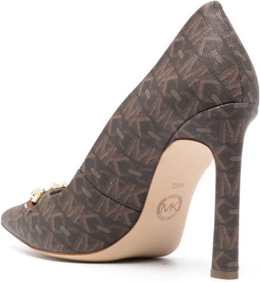 Michael Kors Tiffanie Empire 105mm pumps Brown