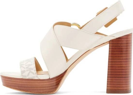 Michael Kors Vera 63mm sandals White