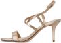 Michael Kors Veronica 100mm leather sandals Gold - Thumbnail 4