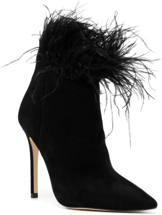Michael Kors Whitby 110mm suede boots Black