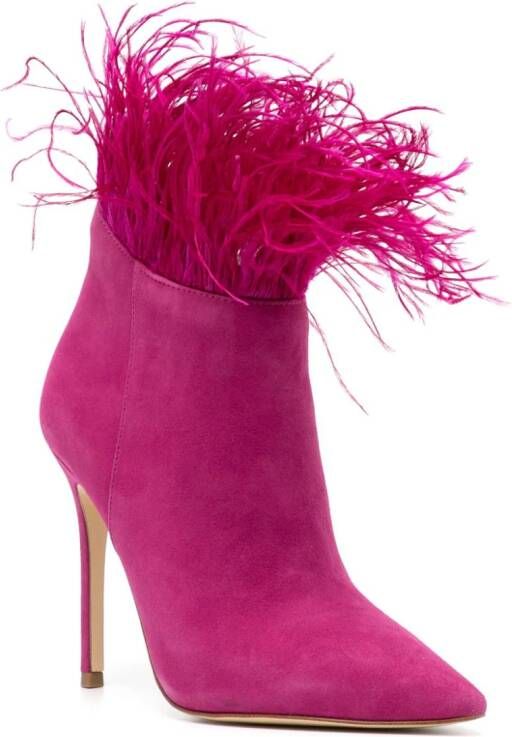 Michael Kors Whitby 110mm suede boots Pink