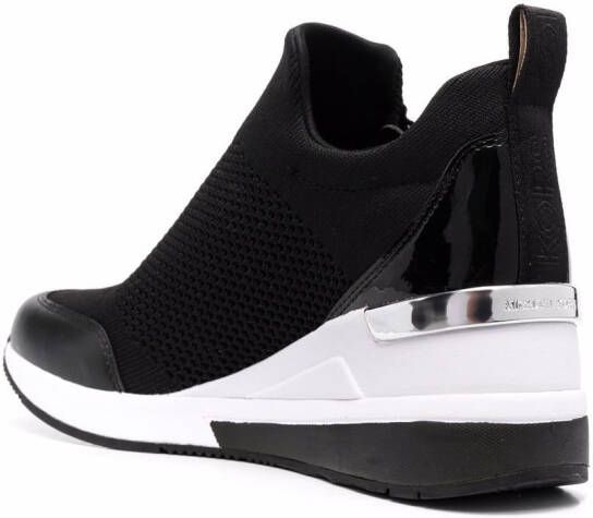 Michael Kors Willis stretch knit sneakers Black