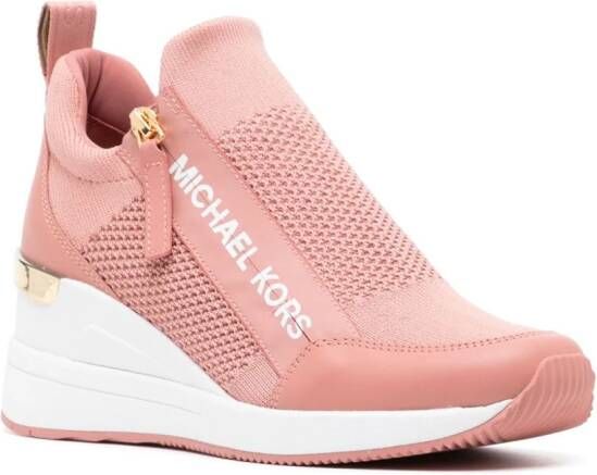Michael Kors Willis wedge sneakers Pink