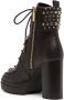 Michael Kors Yvonne 100mm studded leather boots Brown - Thumbnail 3