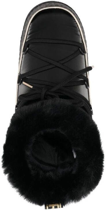Michael Kors Zelda Metallic Logo snow boots Black