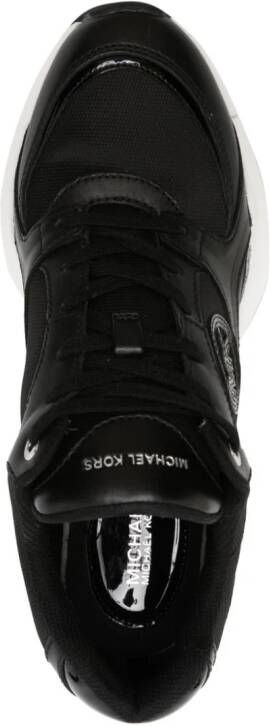 Michael Kors Zuma leather chunky sneakers Black