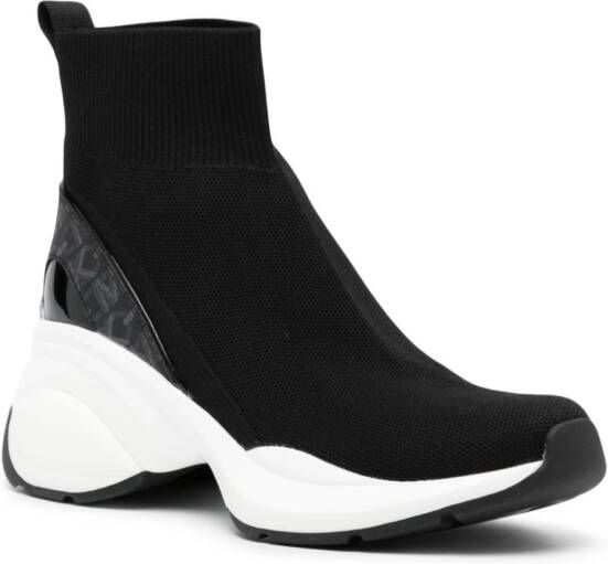 Michael Kors Zumma sock-style sneakers Black