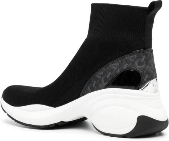 Michael Kors Zumma sock-style sneakers Black