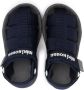 Miki House embroidered logo touch-strap sandals Blue - Thumbnail 3