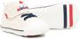 Miki House logo-embroidered high-top sneakers White - Thumbnail 2