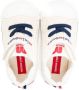 Miki House logo-embroidered high-top sneakers White - Thumbnail 3