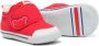 Miki House logo-patch touch-strap sneakers Red - Thumbnail 2